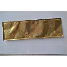 Woreczki próżniowe bezbarwno - złote 110x350